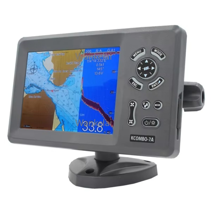 Fish Finder Gps - KCombo-7A/KCombo-7A+ : Combo de traceur graphique