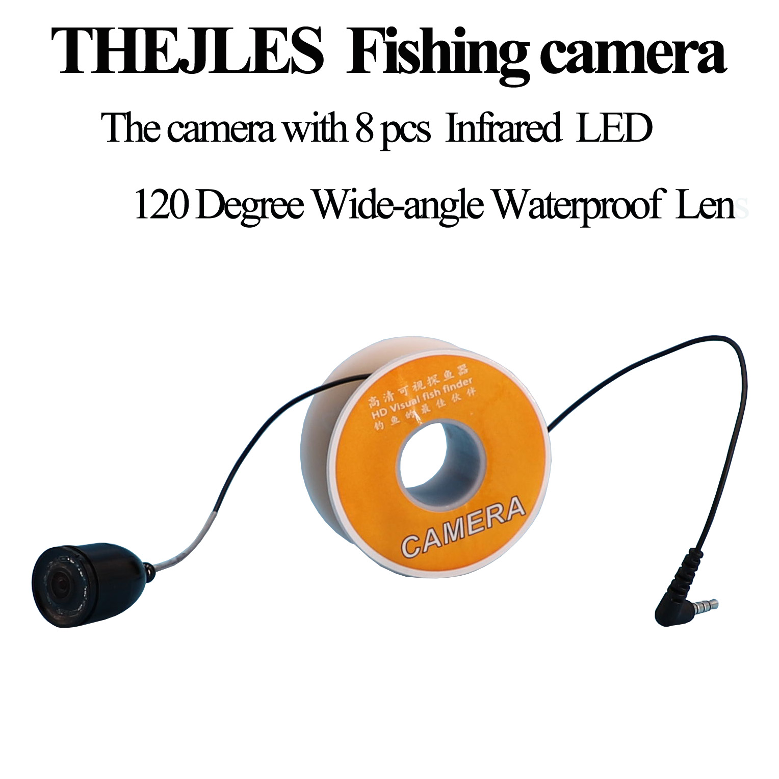 Fishing Depth Finder - Caméra de pêche sous-marine avec 8