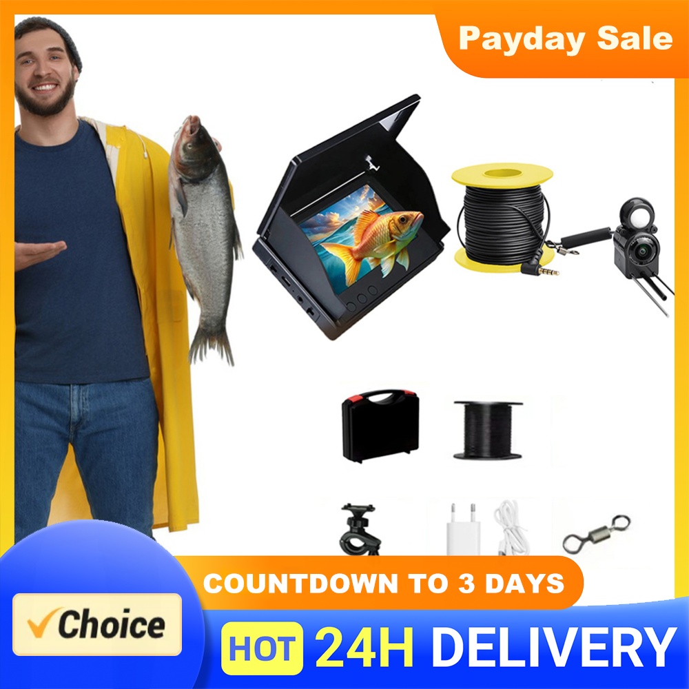 Fish Finder Portable - Caméra de pêche sous-marine avec écran