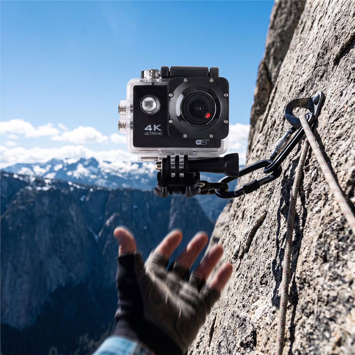 Underwater Camera - Caméra d'action WiFi N86R EK7000 4K30FPS
