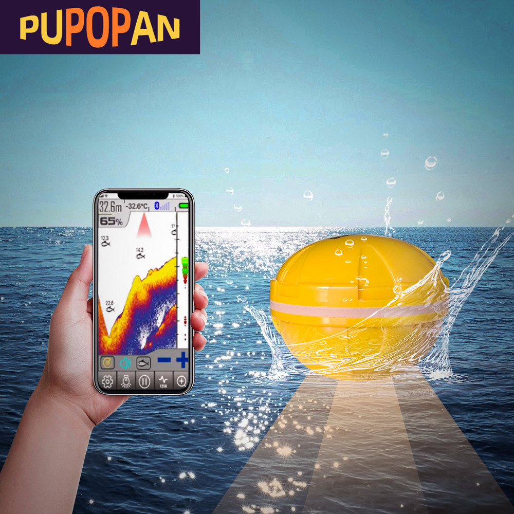 PUPOPAN 100M tout nouveau télé - Fishing Depth Finder avis et prix
