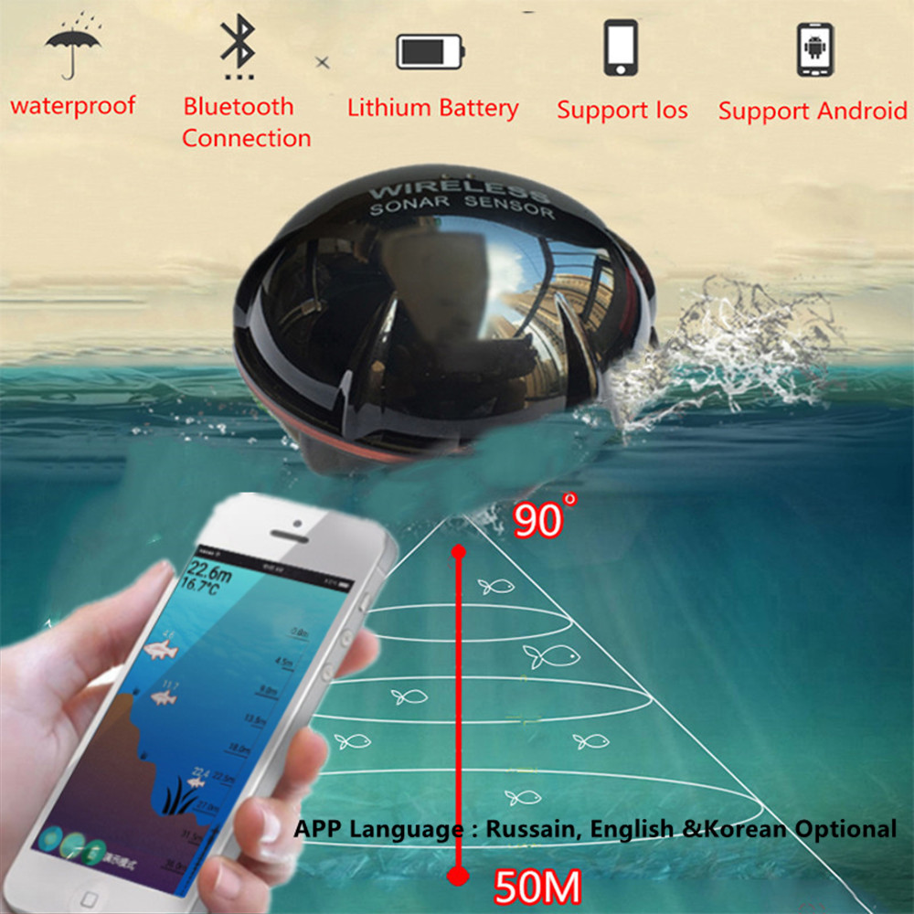 PUPOPAN 100M tout nouveau télé - Fishing Depth Finder avis et prix