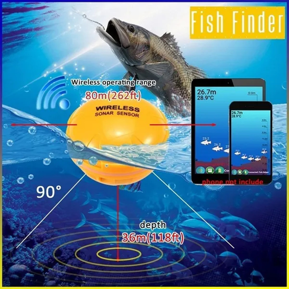 PUPOPAN 100M tout nouveau télé - Fishing Depth Finder avis et prix