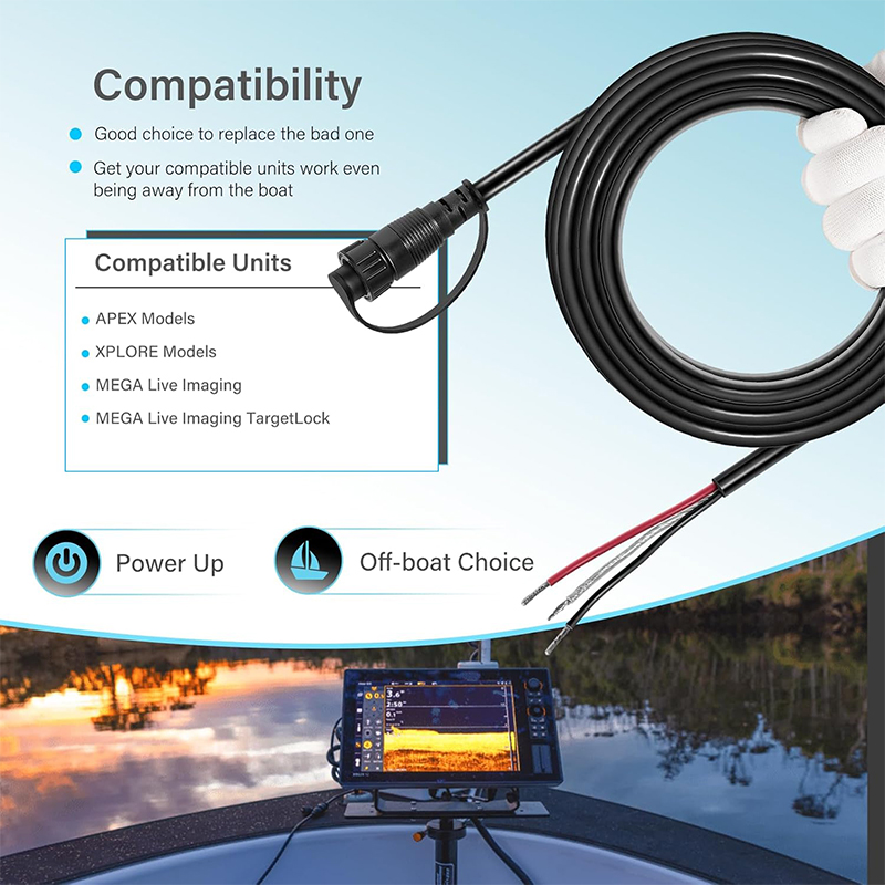Câble d'alimentation PC13 7201 - Fish Finder avis et prix
